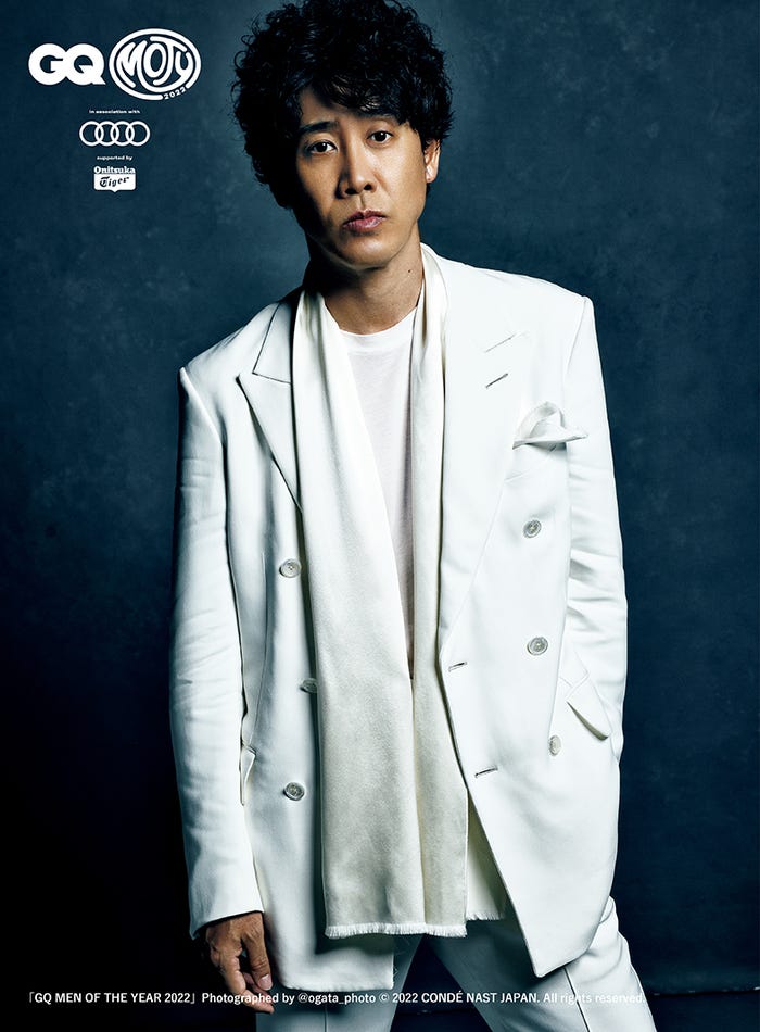 大泉洋「GQ MEN OF THE YEAR 2022」Photographed by ogata_photo(C)2022 CONDÉ NAST JAPAN. All rights reserved.