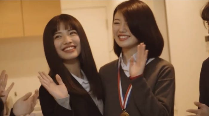 おめでとう/「女子高生ミスコンFINALIST~ハレトキドキJK~」より(提供画像)