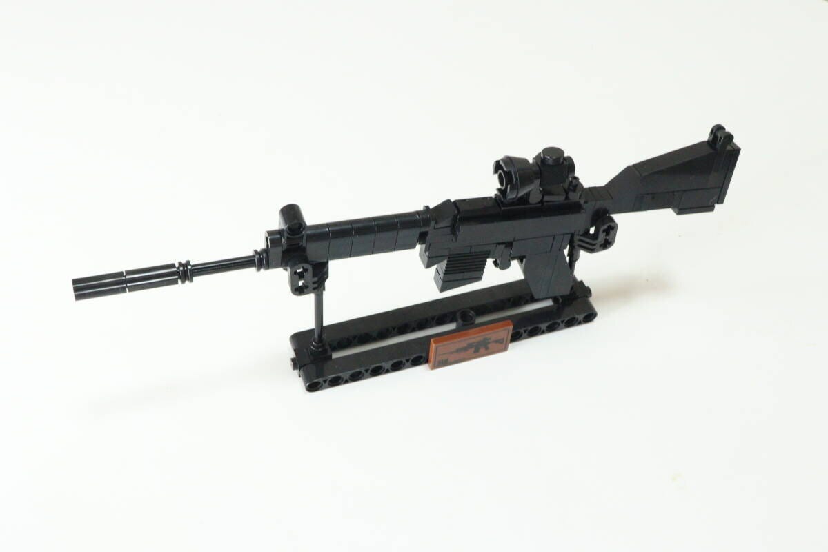 ダイソー　ブロック（銃、C）　完成