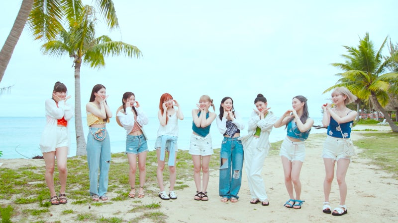 NiziU、楽園サイパンで夏休み　グループ結成初の9人全員で海外バケーション