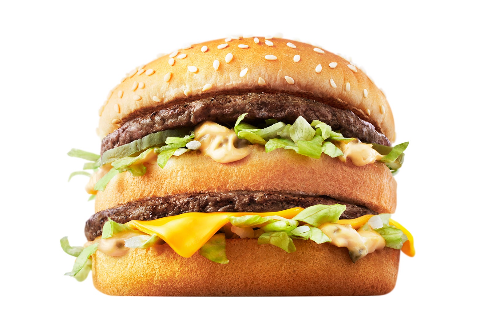 通常のビッグマック／画像提供：日本マクドナルド