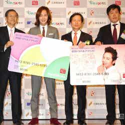 「三井住友カード韓国トラベルプリペイド」発行開始記者発表会の様子