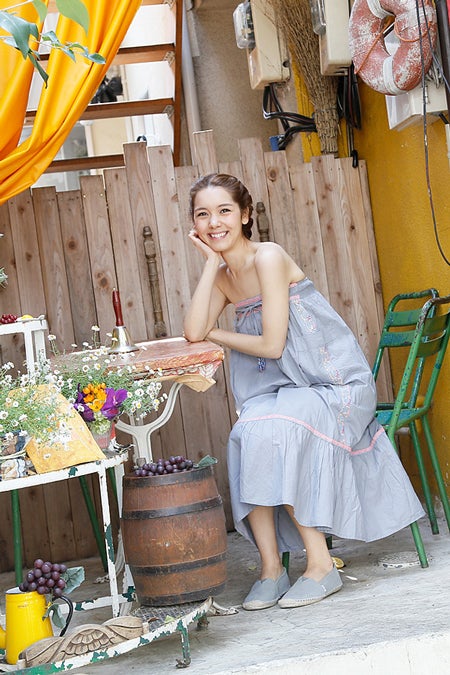 刺繍マキシ丈ワンピース「coca」3,990円 (税込)