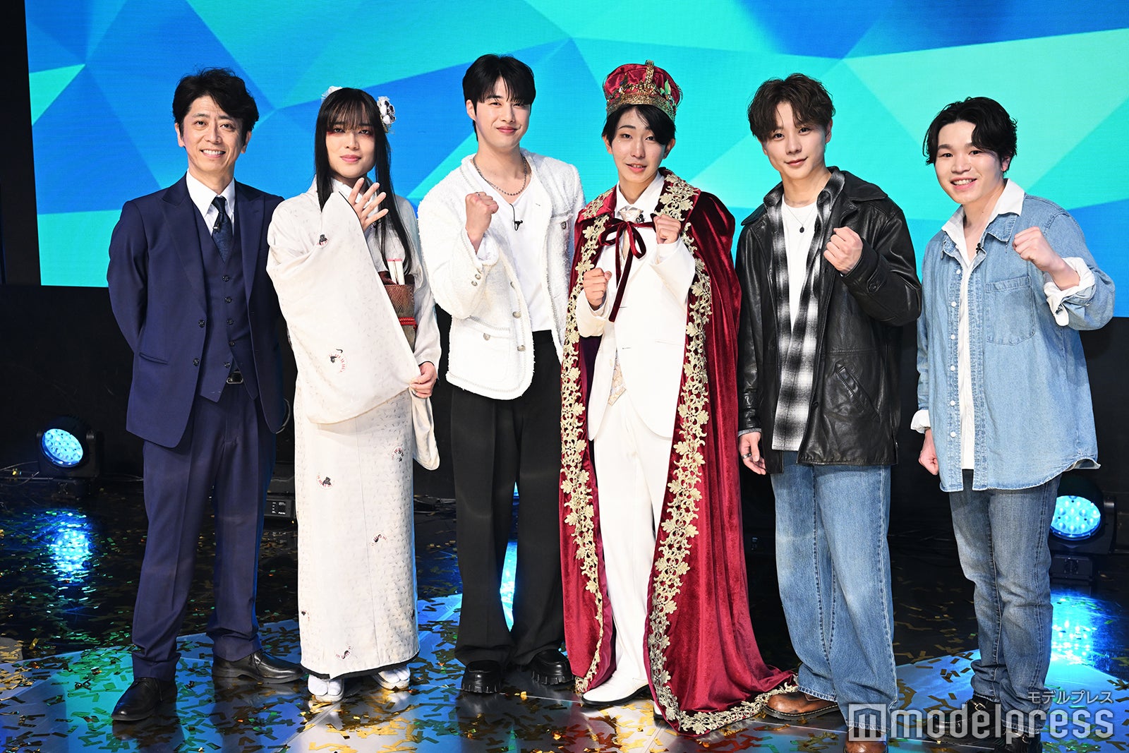 後藤輝基、風水ノ里恒彦、ジュノ、島憂樹、橋詰昌慧、牛島隆太（C）モデルプレス