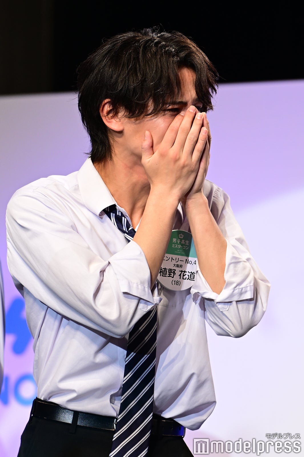 「男子高生ミスターコン2023」審査結果発表の様子（C）モデルプレス