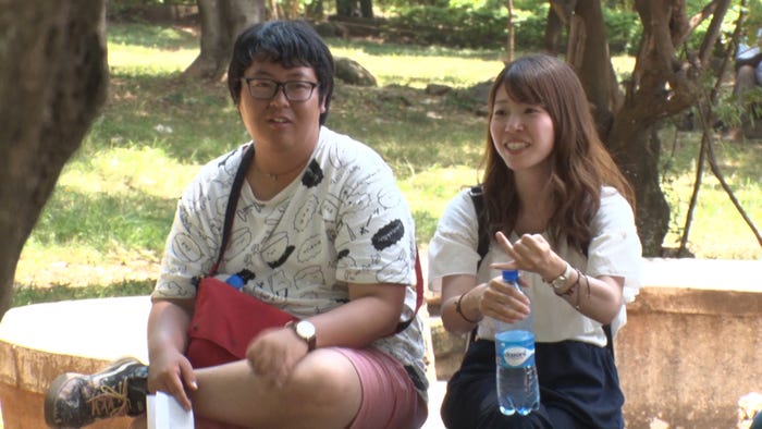 しゅうまい、すうすう「あいのり:African Journey」第4話より(C)フジテレビ