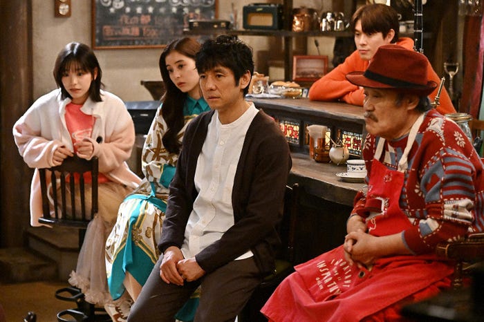 當真あみ、新木優子、西島秀俊、宮沢氷魚、西田敏行「さよならマエストロ~父と私のアパッシオナート~」最終話より(C)TBS