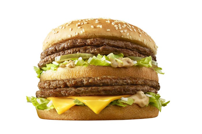 数量限定で販売される「ギガビッグマック」/画像提供:日本マクドナルド株式会社