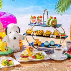 モーニングハイティー「Snoopy Summer Beach Time」5,600円/提供画像