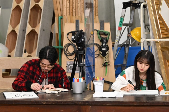 ハマ・オカモト、齋藤飛鳥(C)テレビ朝日