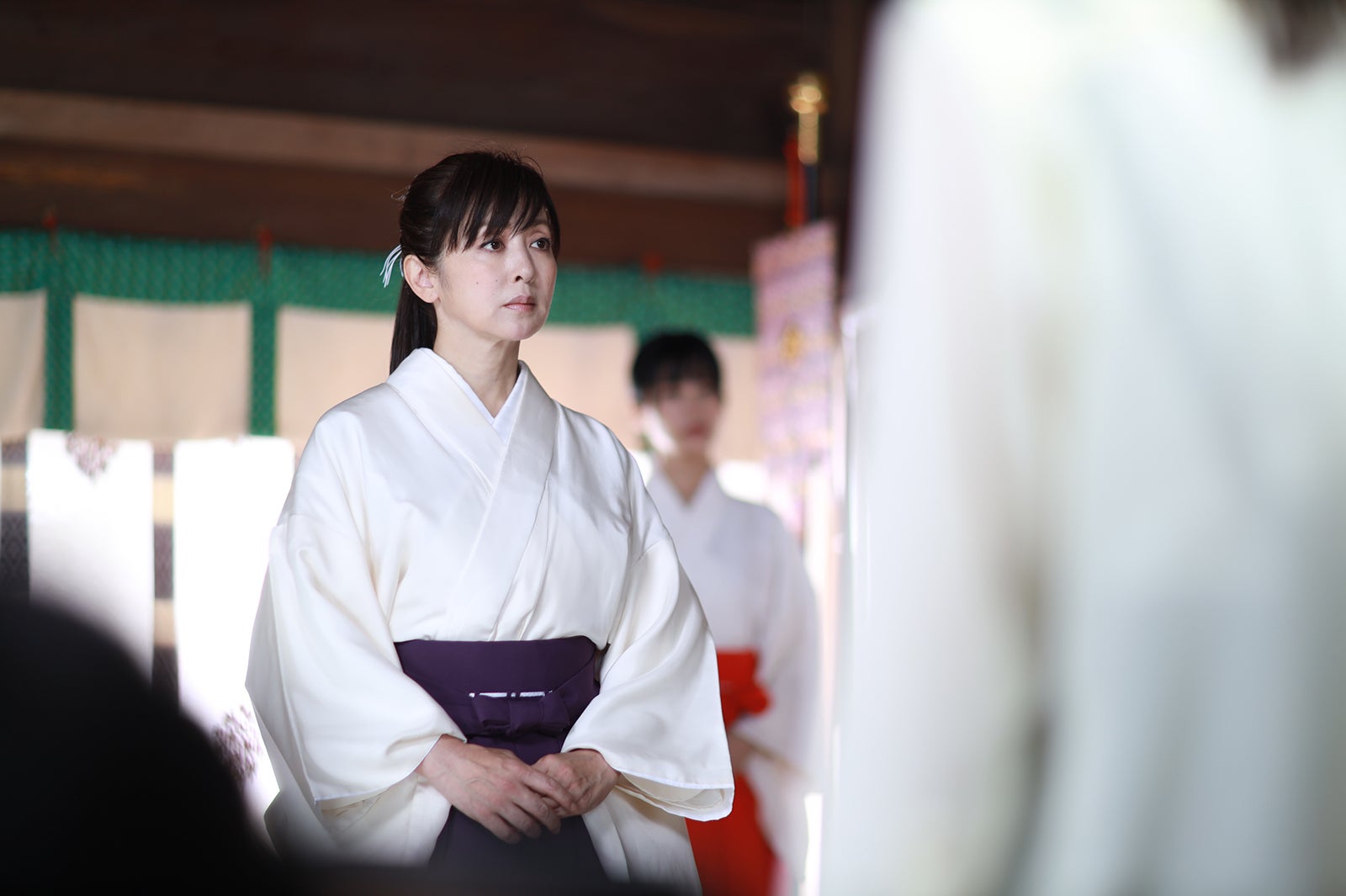 斉藤由貴／「言霊荘」第1話より（C）テレビ朝日