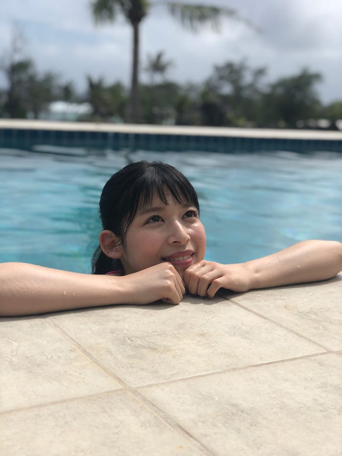 染野有来/「週刊ヤングマガジン」16号オフショット(画像提供:所属事務所)