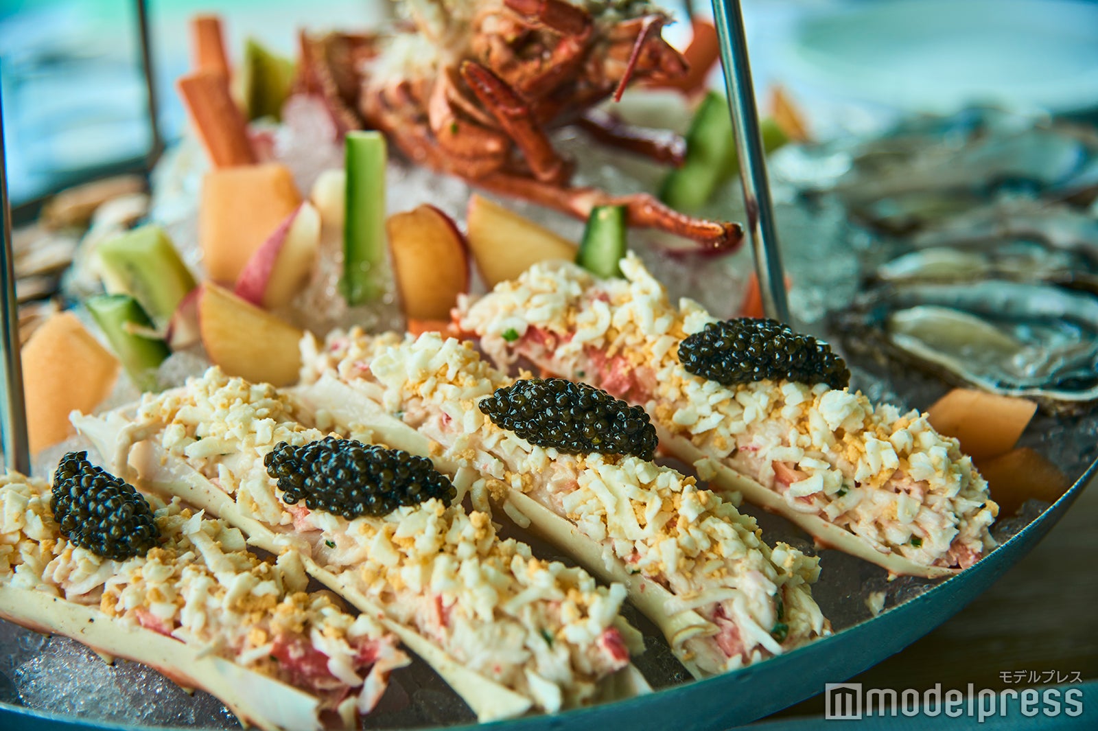 キャビアやエビなど贅沢食材をふんだんに使用した料理（C）モデルプレス