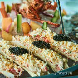 キャビアやエビなど贅沢食材をふんだんに使用した料理(C)モデルプレス