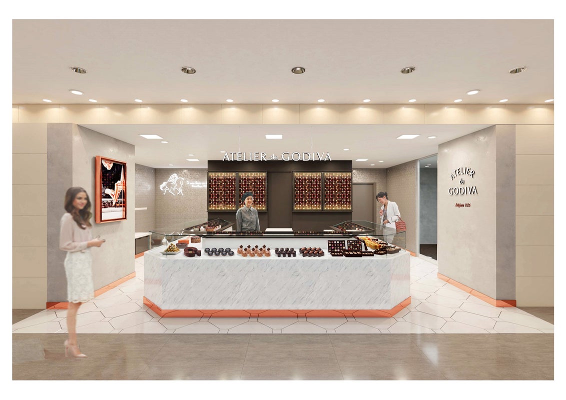 ATELIER de GODIVA 博多阪急／画像提供：ゴディバ ジャパン株式会社