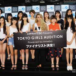 「TOKYO GIRLS AUDITION 2015」ファイナリスト＆GENKING／写真は8月25日に行われたドラフト会議（第4次審査）より