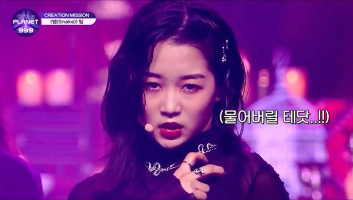 江崎ひかる「Girls Planet 999 : 少女祭典」第10話 (C)CJ ENM Co., Ltd, All Rights Reserved