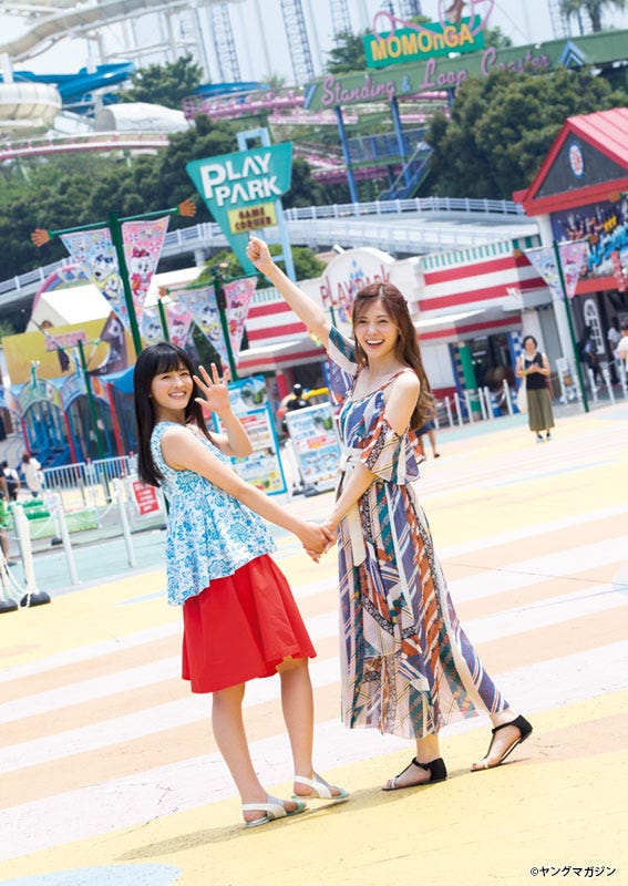 大園桃子、白石麻衣(C)佐藤佑一/ヤングマガジン