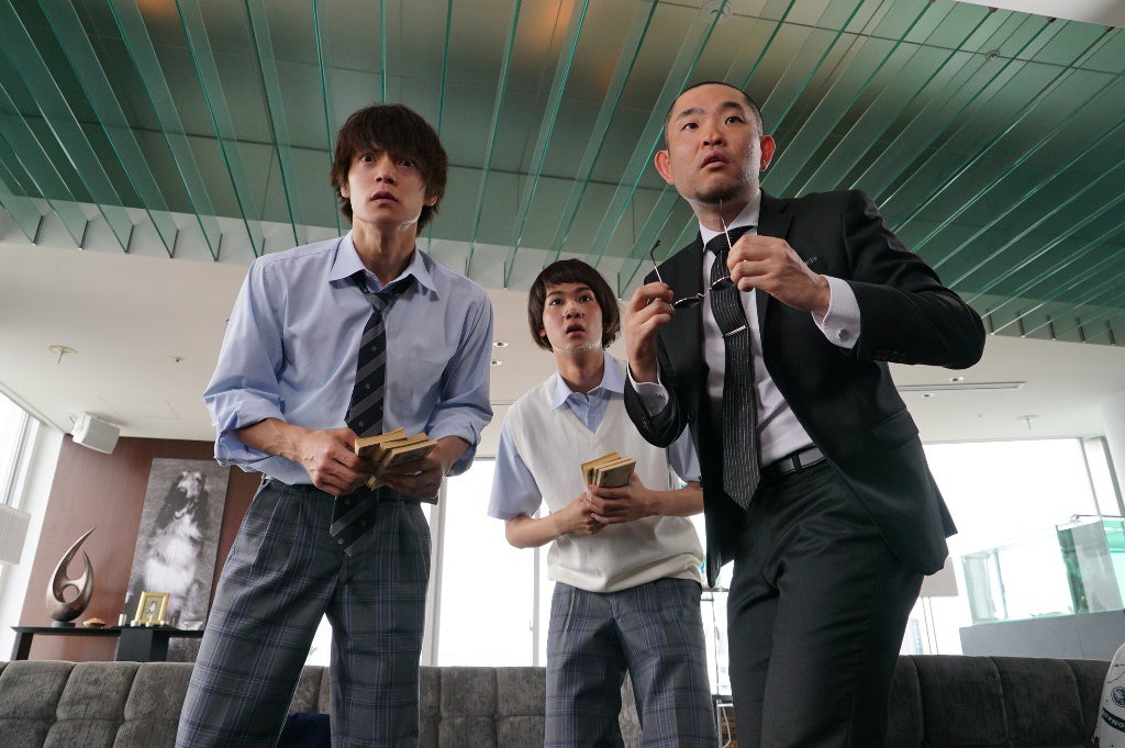 窪田正孝、葉山奨之、今野浩喜／『僕たちがやりました』第2話より（C）関西テレビ