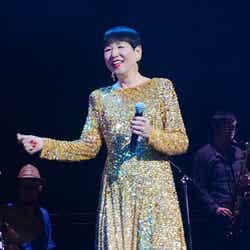 和田アキ子/「デビュー45周年記念コンサート2013」公開リハーサルの様子