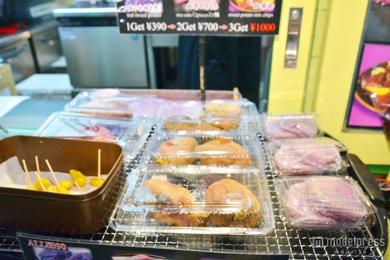 紅いもをまるごと使ったおやつも人気