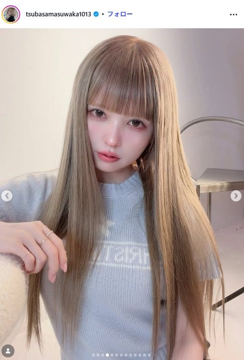 益若つばさInstagramより