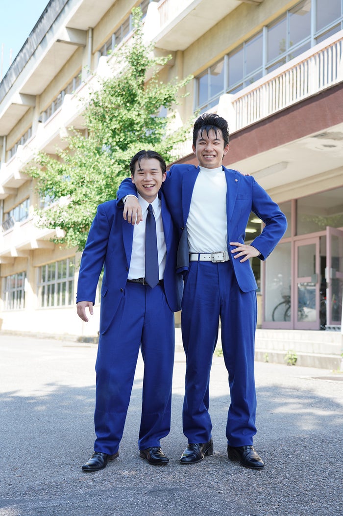 今日から俺は 太賀 矢本悠馬 ビジュアル公開 気合の髪型で完全再現 モデルプレス 今日から俺は 太賀 矢本悠馬 ビジュアル公開 気合の髪型で完全再現 モデルプレス