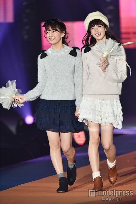佐藤美希（左）、岡田紗佳