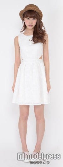 titty&Co.コットン刺繍ワンピース「DOUBLE HEART」8,532円(税込)