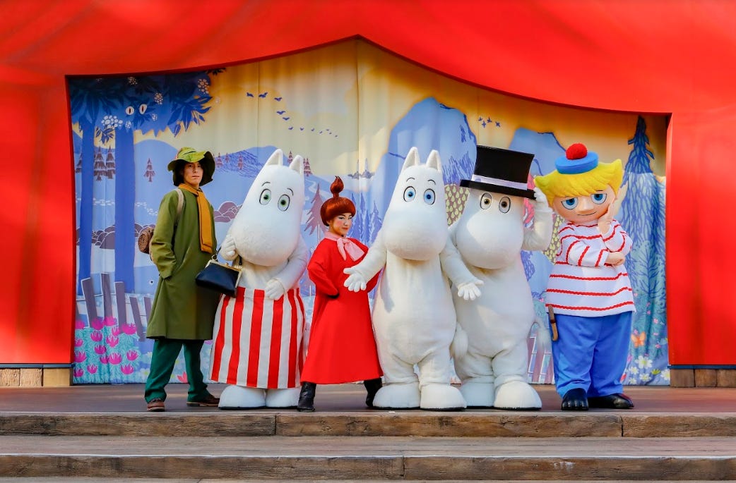 「ムーミンバレーパーク」営業再開、当面は入園者数を制限