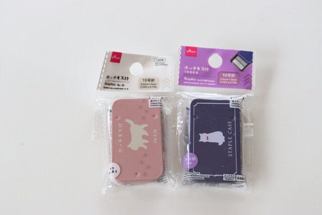 ケース入りホッチキス針　パッケージ