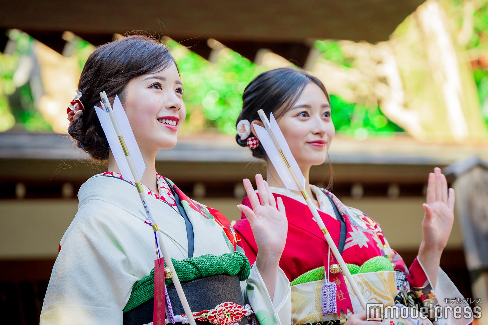 筒井あやめ、井上和／乃木坂46成人式（C）モデルプレス