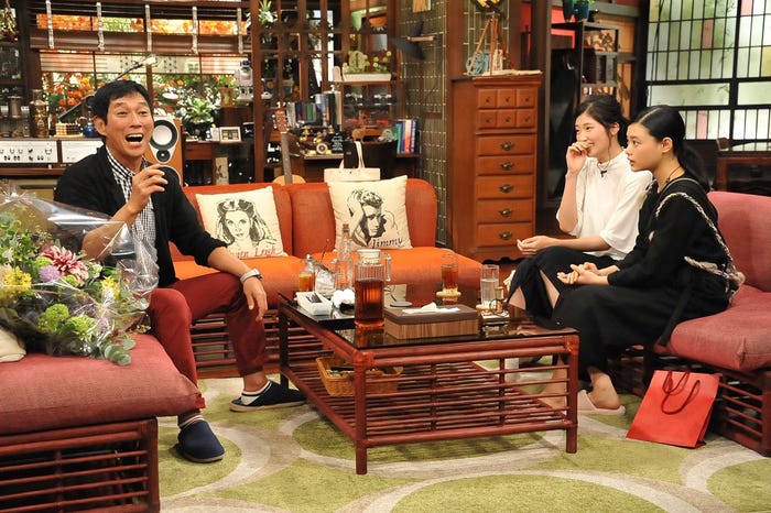 明石家さんま、相楽樹、杉咲花(画像提供:関西テレビ)