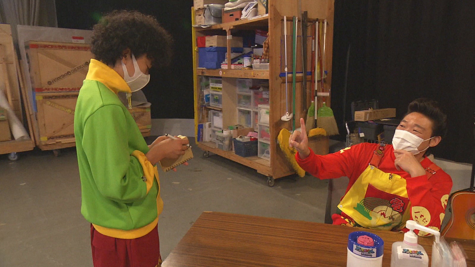 ゲンタ、みやぞん（C）NHK