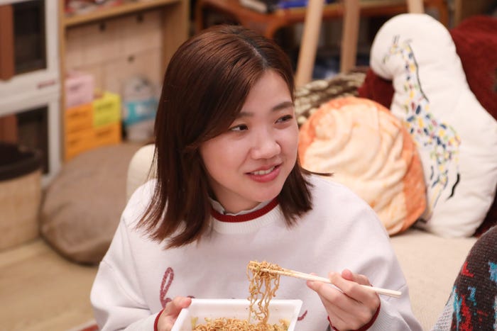 福田麻貴「婚活1000本ノック」第10話より(C)フジテレビ