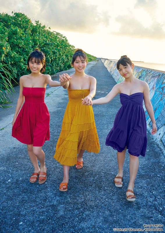 夏芽すず、川道さら、紀内乃秋(提供写真)