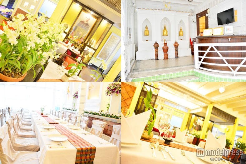 タイらしいアジアンな内装