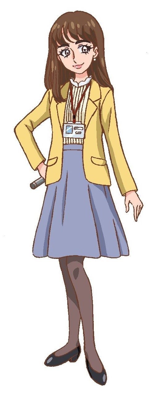 山本美月が演じるレポーター(C)2018 映画HUGっと!プリキュア製作委員会