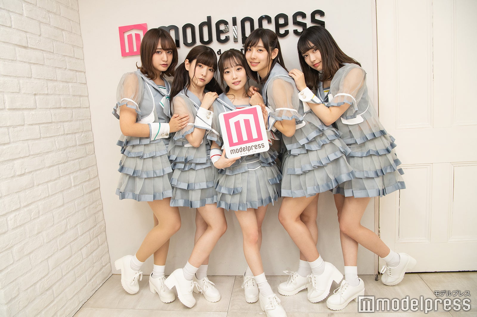 ＃ババババンビ／（左から）池田メルダ、小鳥遊るい、岸みゆ、水湊みお、吉沢朱音（C）モデルプレス