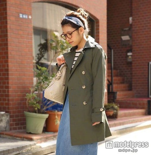 ベルト付きトレンチコート「galgirls」5,770円(非課税)