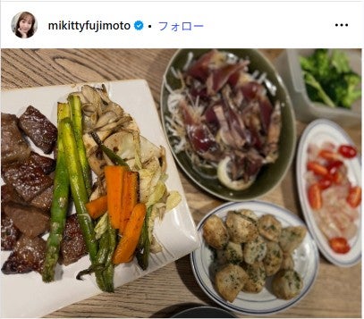 藤本美貴 Instagramより