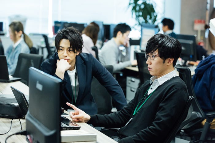 三浦翔平、早乙女太一/『会社は学校じゃねぇんだよ』より(C)AbemaTV