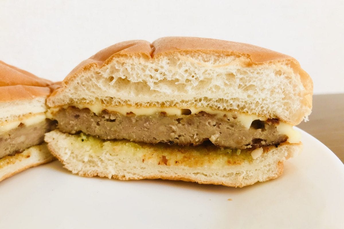 モスバーガー（チーズバーガーアレンジ）