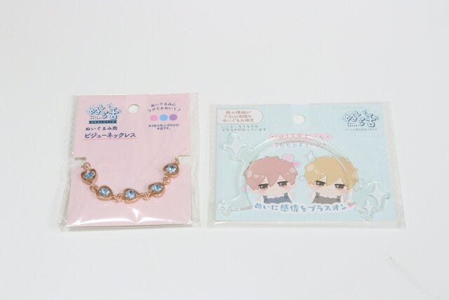 セリアのぬい用ビジューネックレス