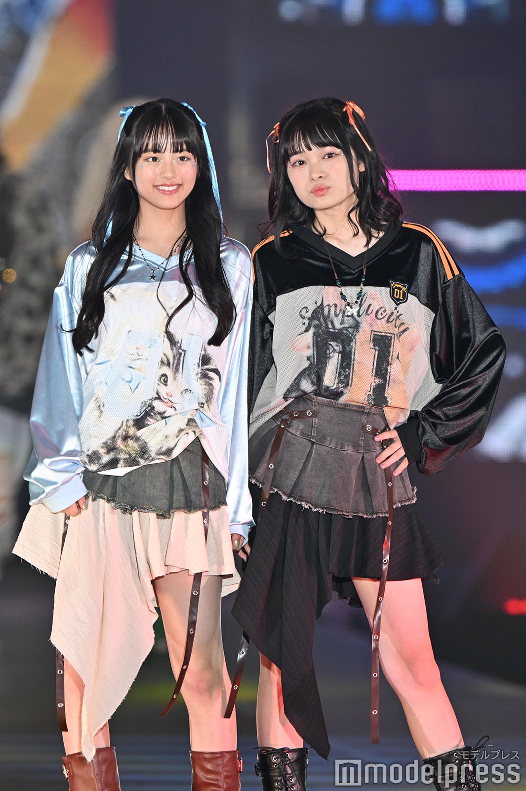 竹下優名、月島琉衣「Seventeen」ステージ（C）モデルプレス