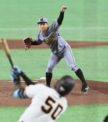 阪神・伊原 3カ月ぶり3勝目 巨人戦プロ初勝利 5回1／3を4安打1失点「最少失点で粘れた」