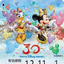 フリーきっぷ第4期「ミニーマウスとデイジーダック」（C）Disney