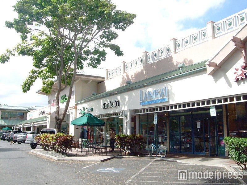 カイルア・タウンののどかな街並み