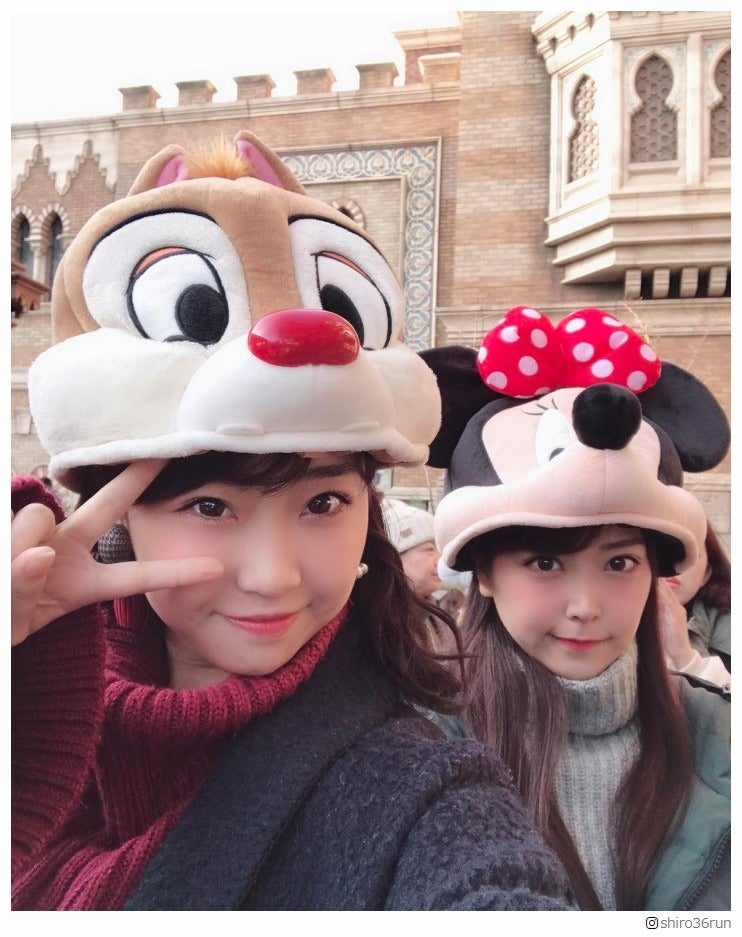 NMB48白間美瑠、加藤夕夏とディズニーデート満喫「一緒に行きたい」「可愛すぎ」の声