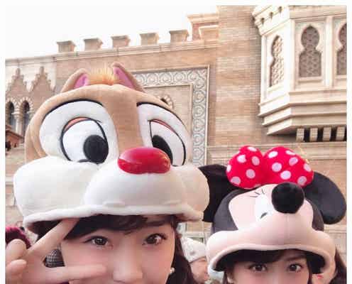 NMB48白間美瑠、加藤夕夏とディズニーデート満喫「一緒に行きたい」「可愛すぎ」の声